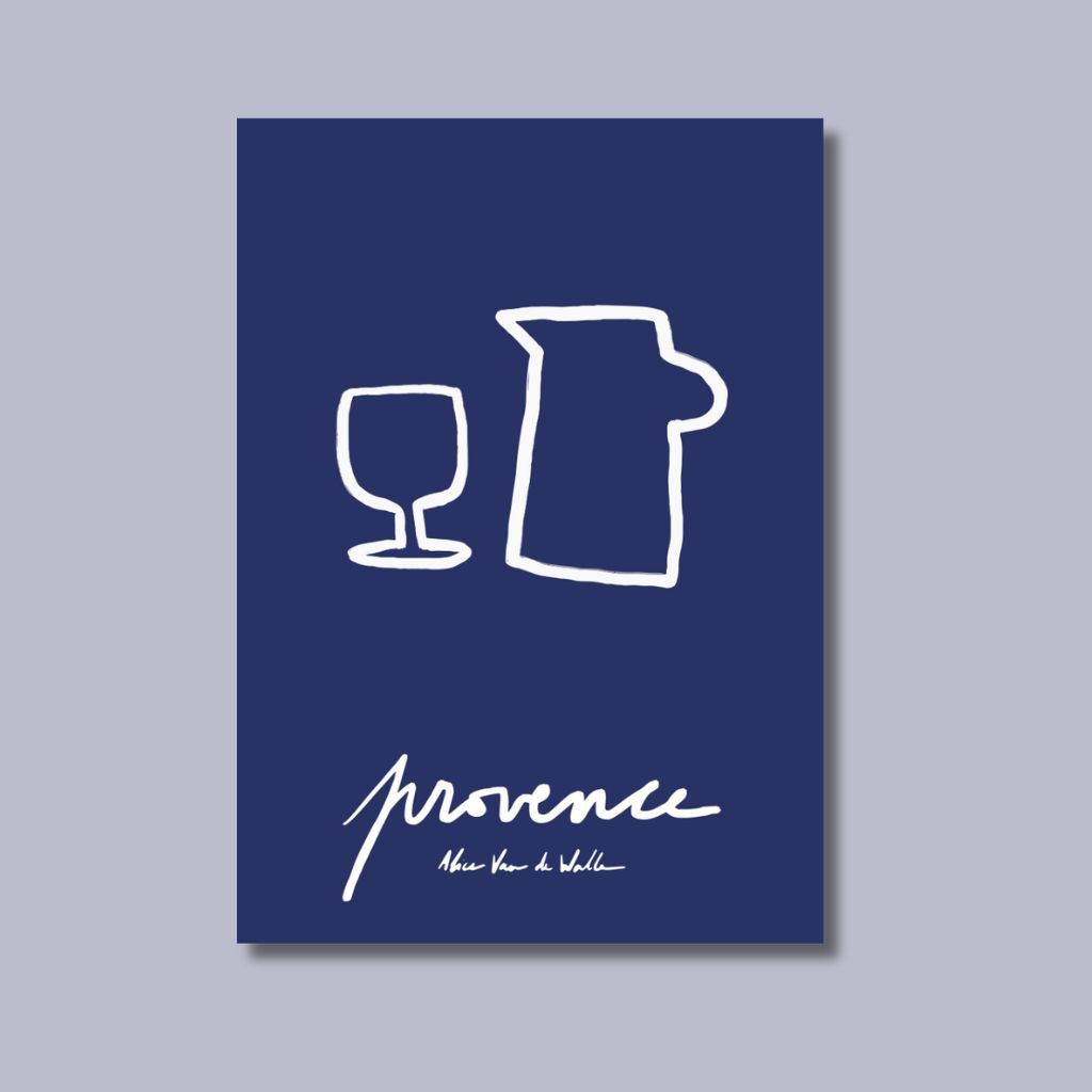 Carte postale - Provence - L'heure de l'apéro - Alice Van de Walle