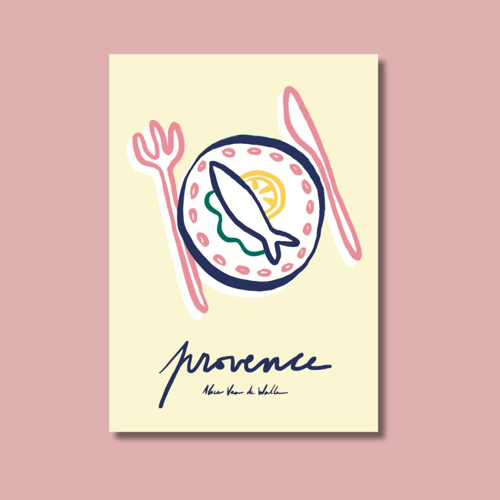 Carte postale - Provence - Retour de pêche - Alice Van de Walle