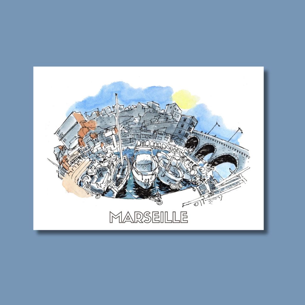 Carte Postale - Vallon des Auffes - JM Ucciani