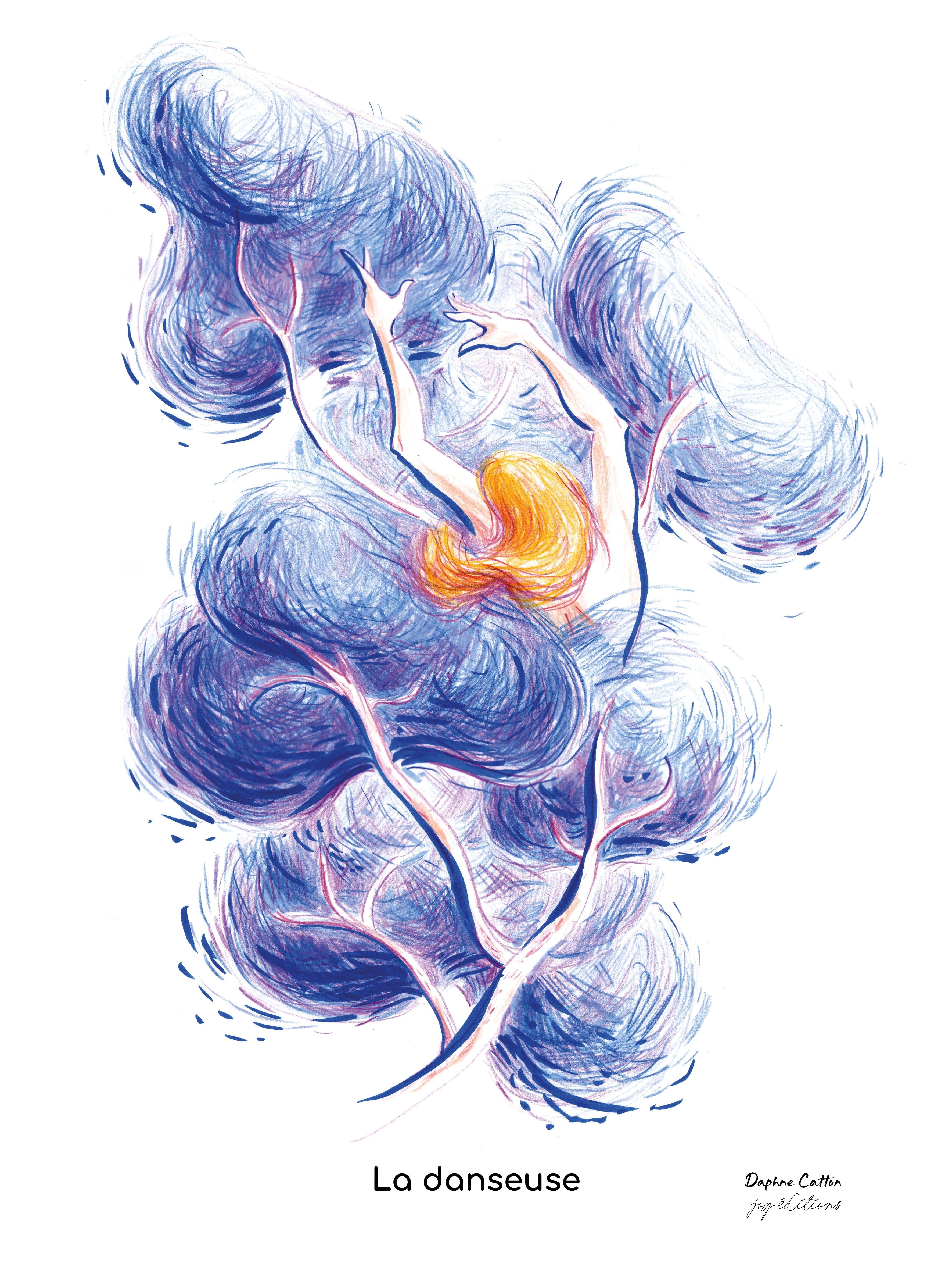 Affiche - Daphné Catton - La danseuse