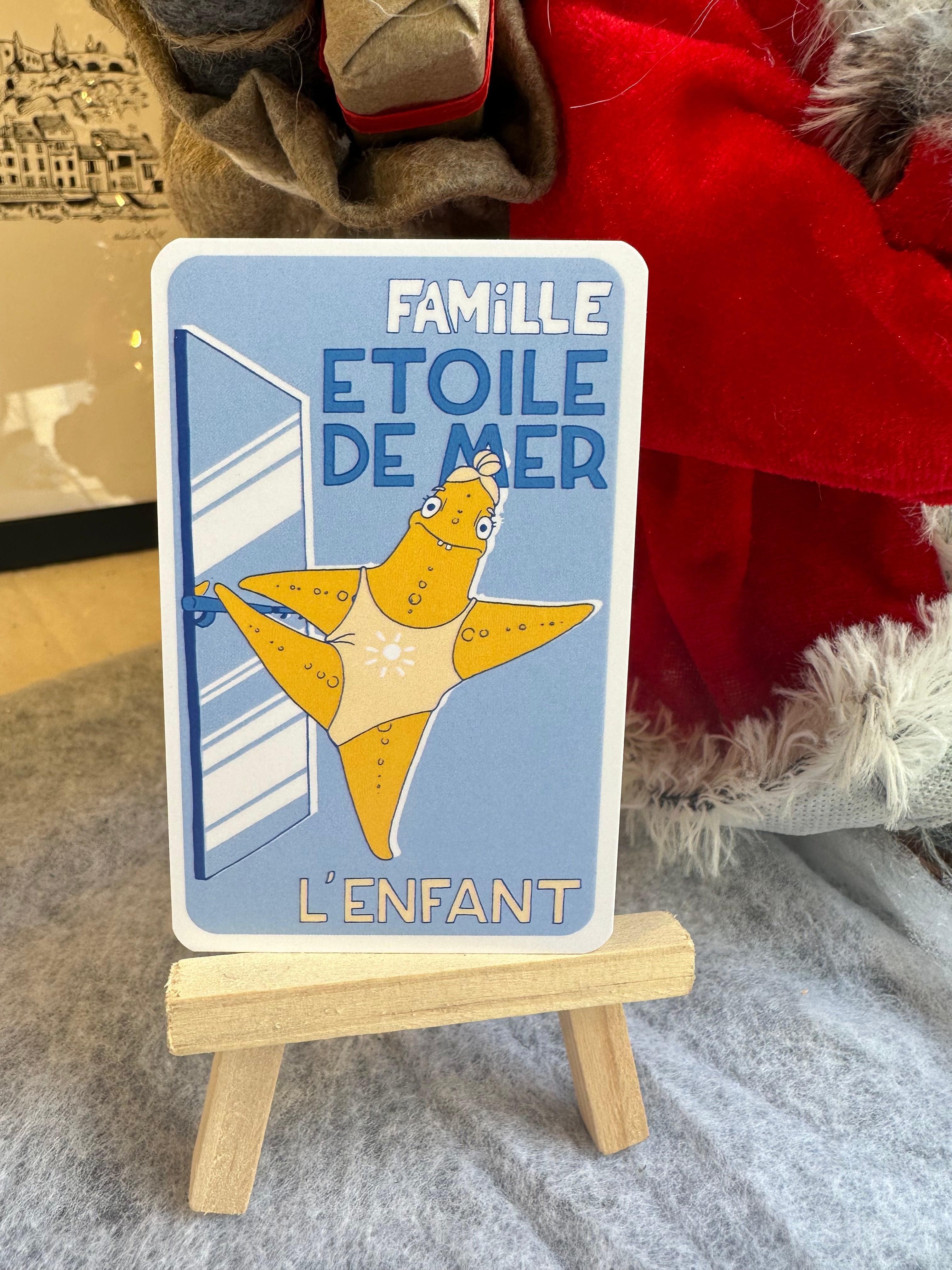 Jeu de 7 familles - Les animaux marins