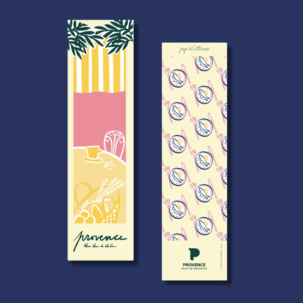 Marque-page - Provence - Retour du marché - Alice Van de Walle