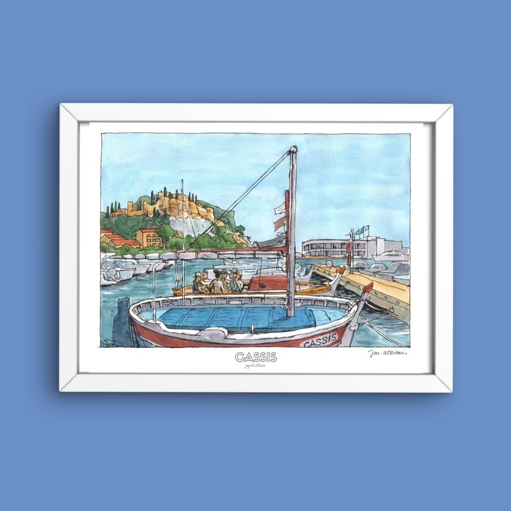 Affiche - Port de Cassis - JM Ucciani