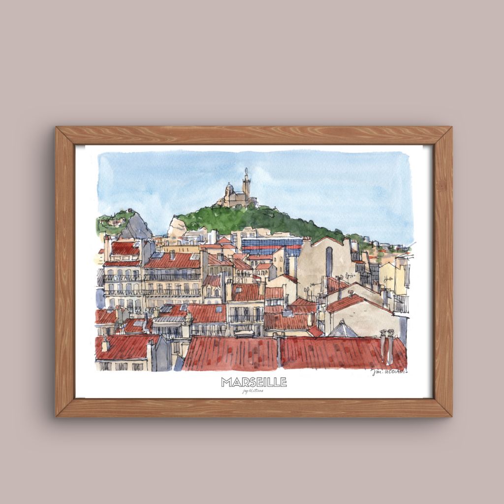 Affiche - Notre Dame de la Garde - JM Ucciani
