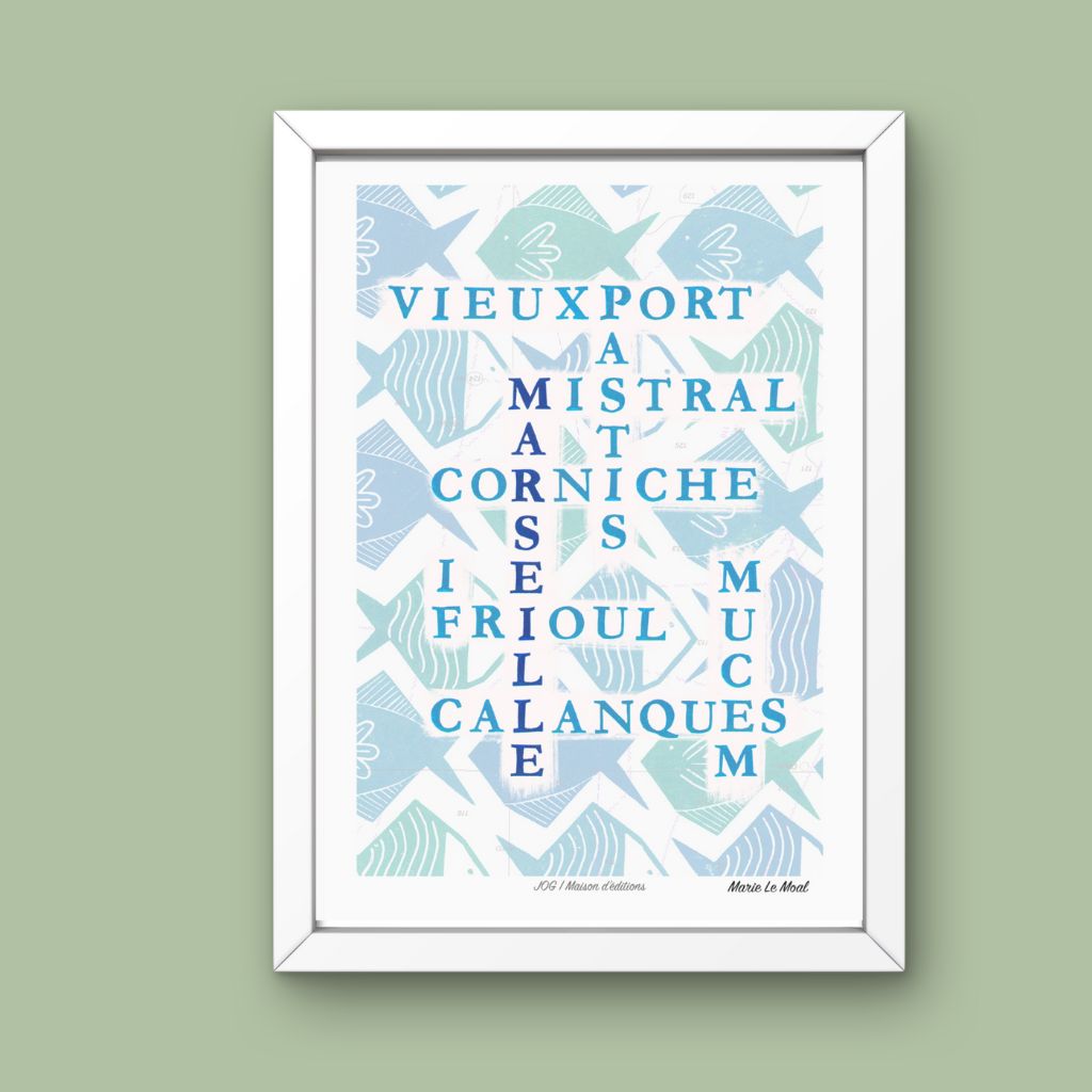 Affiche - Marseille croisés - Marie Le Moal