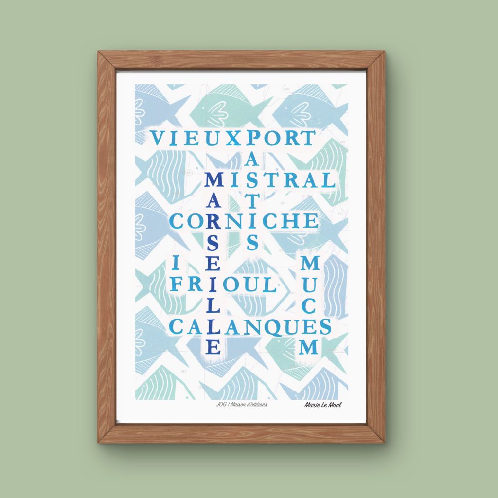 Affiche - Marseille croisés - Marie Le Moal