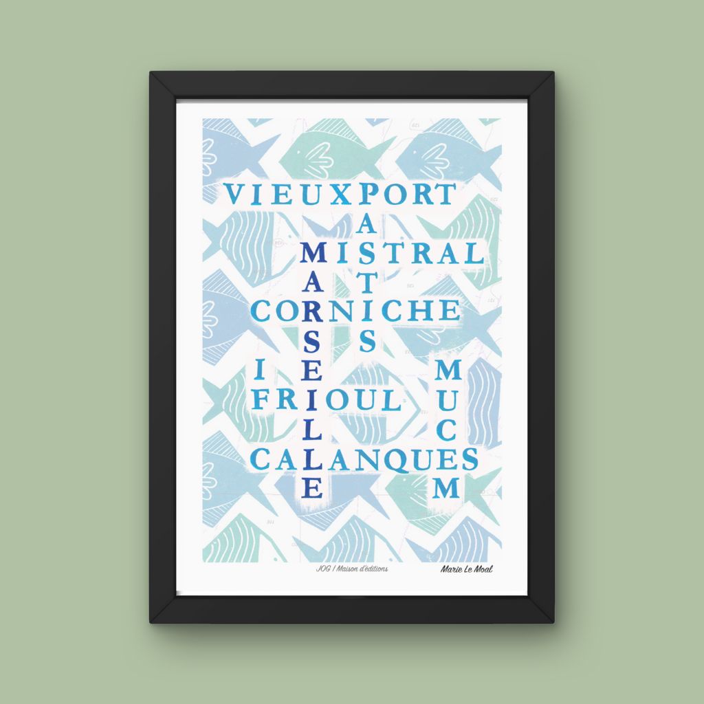 Affiche - Marseille croisés - Marie Le Moal