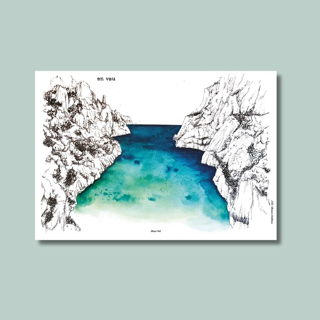 Carte postale - Calanque d'En Vau - Marie Poli