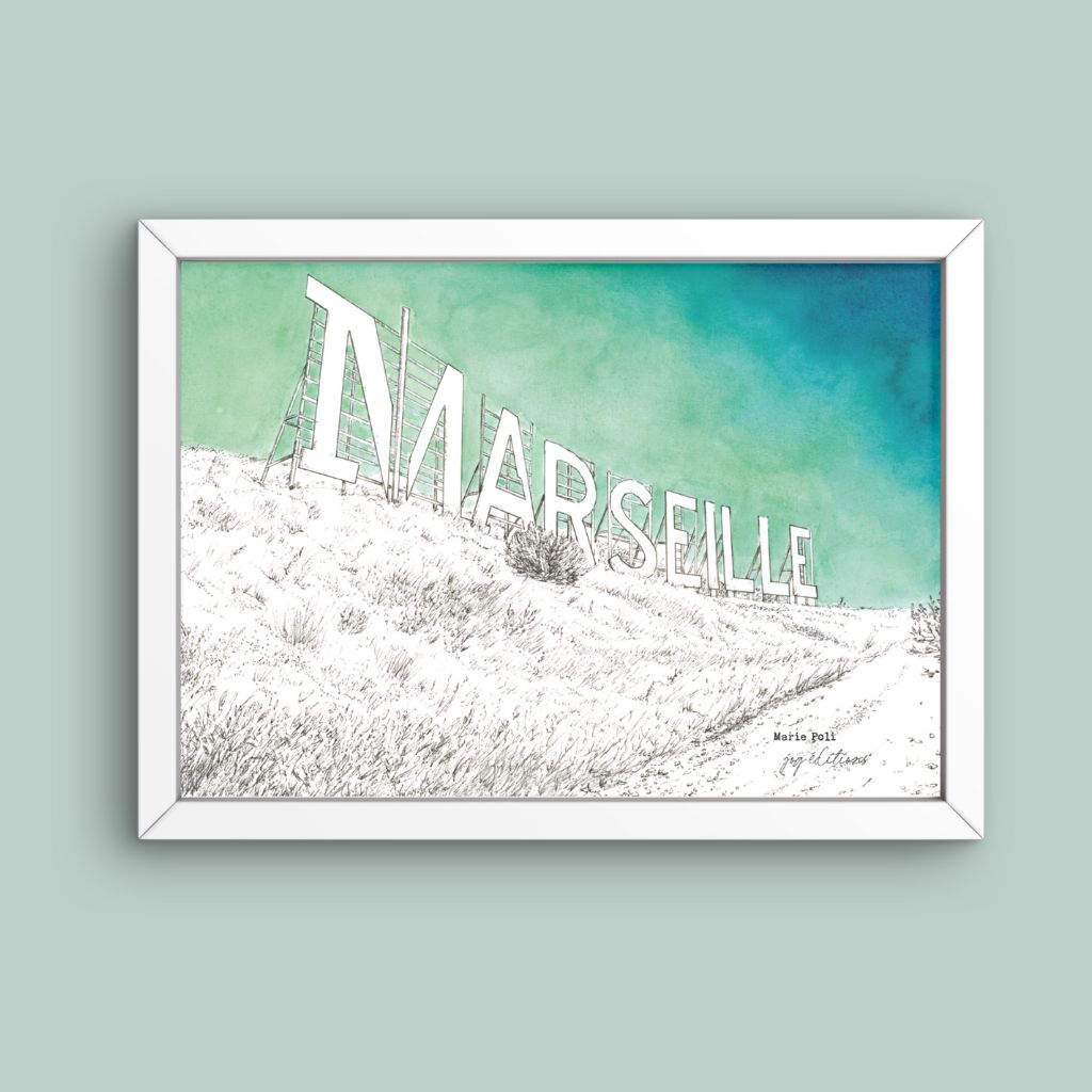 Affiche - Marseille - Marie Poli