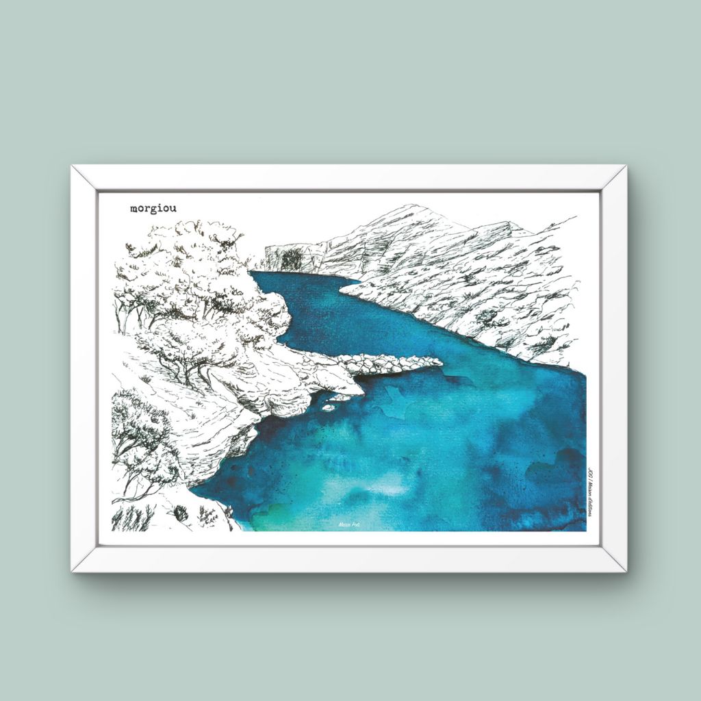 Affiche - Calanque de Morgiou - Marie Poli