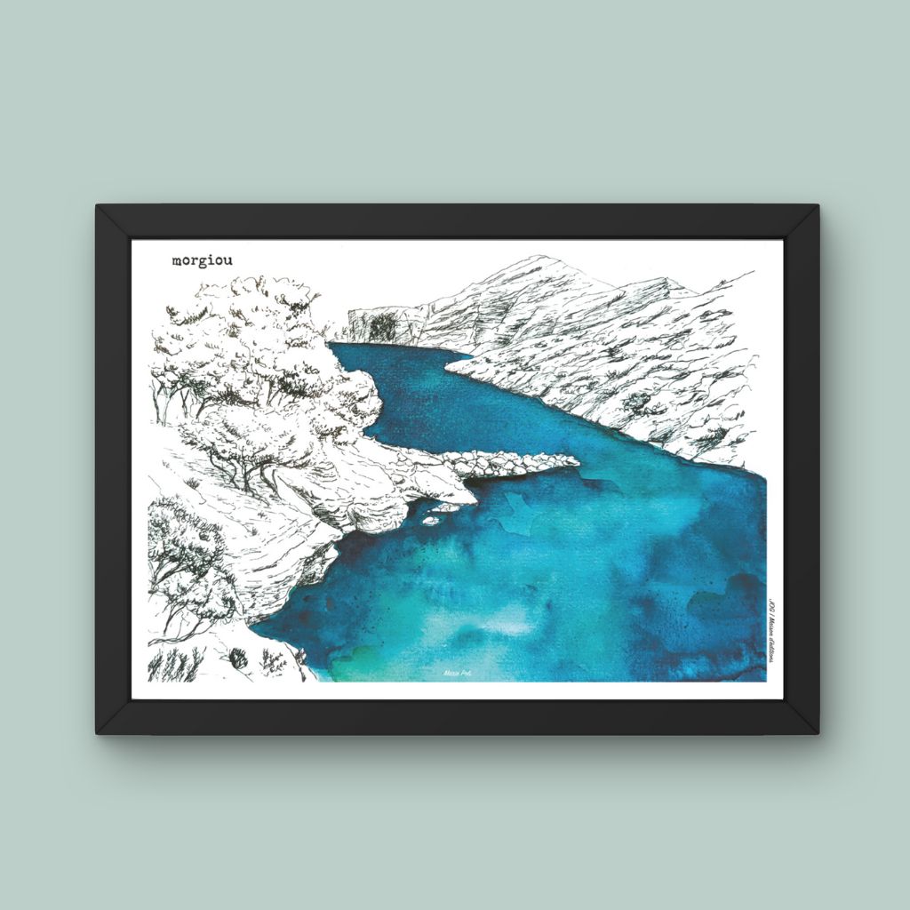 Affiche - Calanque de Morgiou - Marie Poli