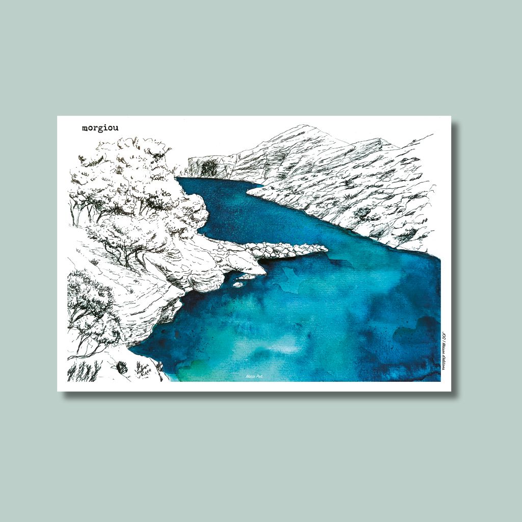 Carte postale - Calanque de Morgiou - Marie Poli