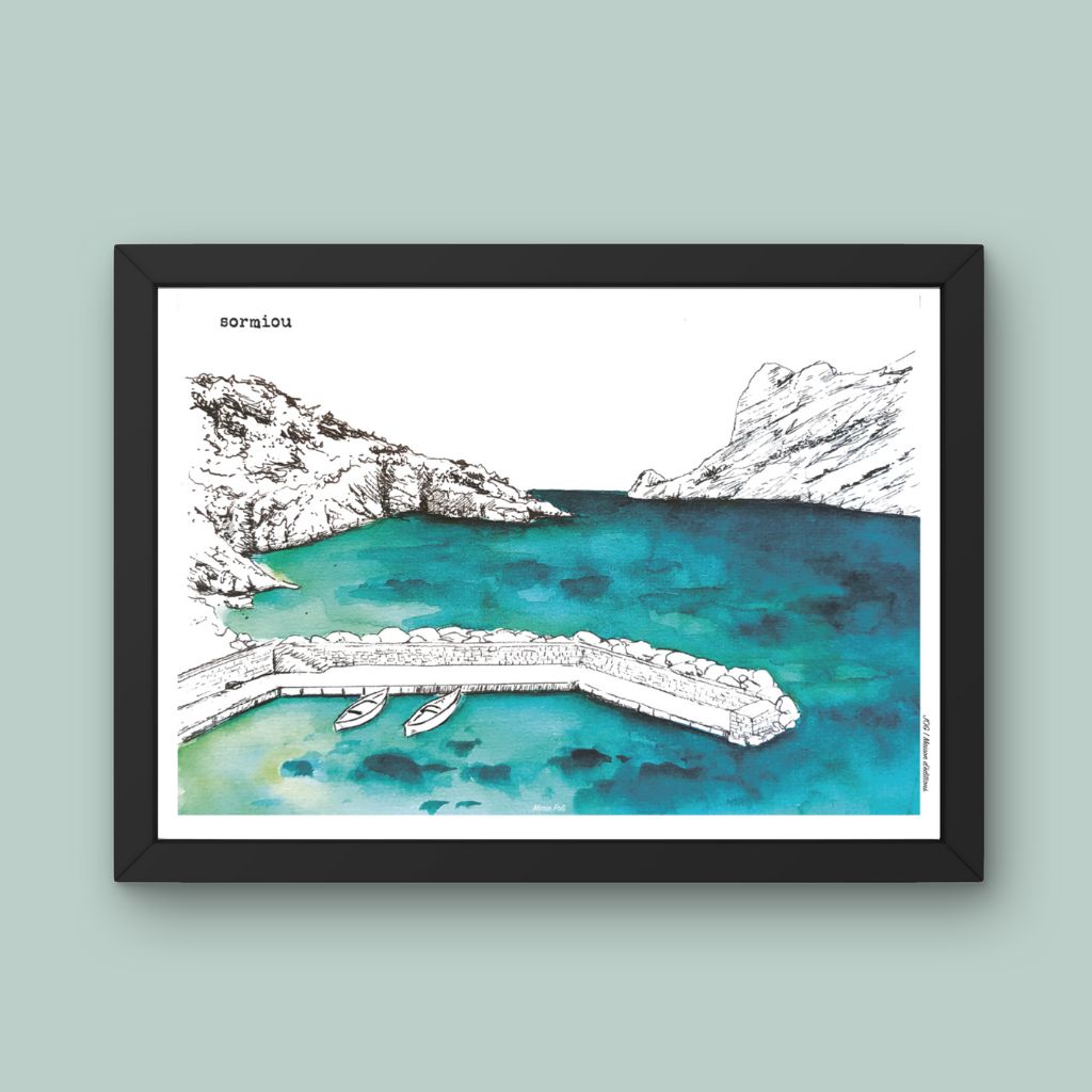 Affiche - Calanque de Sormiou - Marie Poli