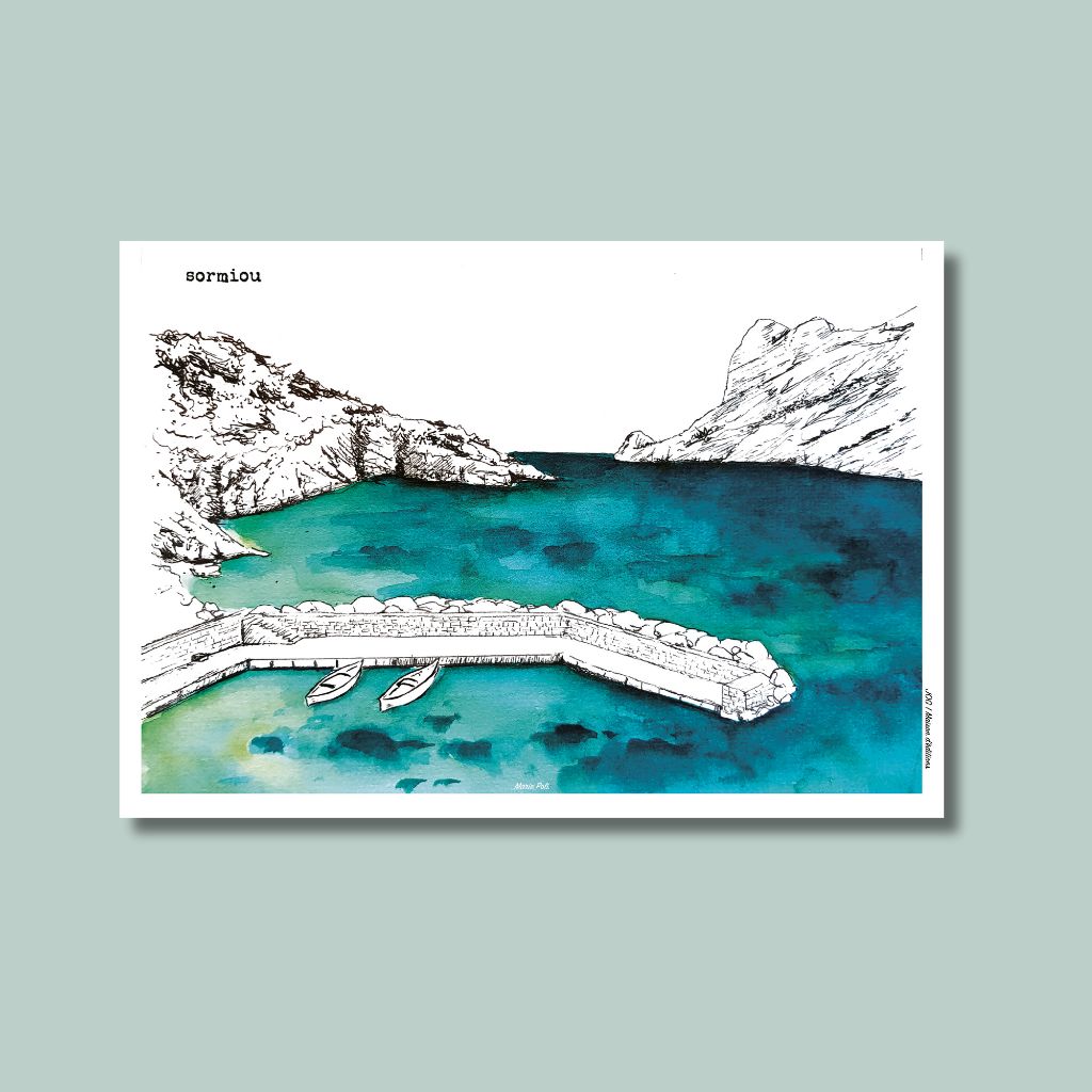 Carte postale - Calanque de Sormiou - Marie Poli