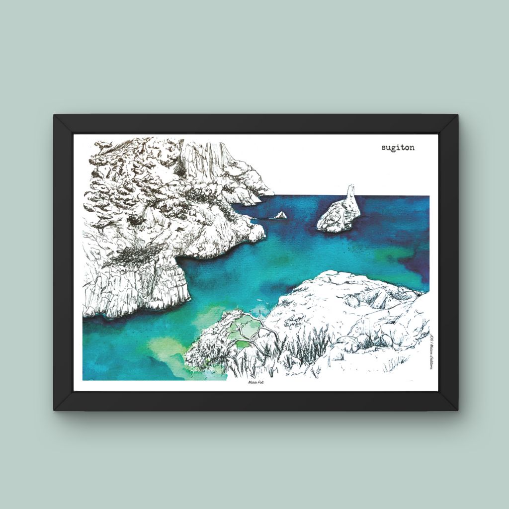 Affiche - Calanque de Sugiton - Marie Poli