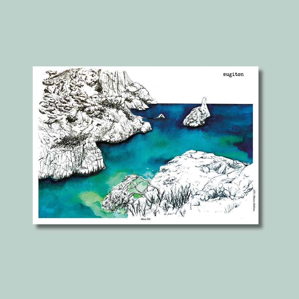 Carte postale - Calanque de Sugiton - Marie Poli