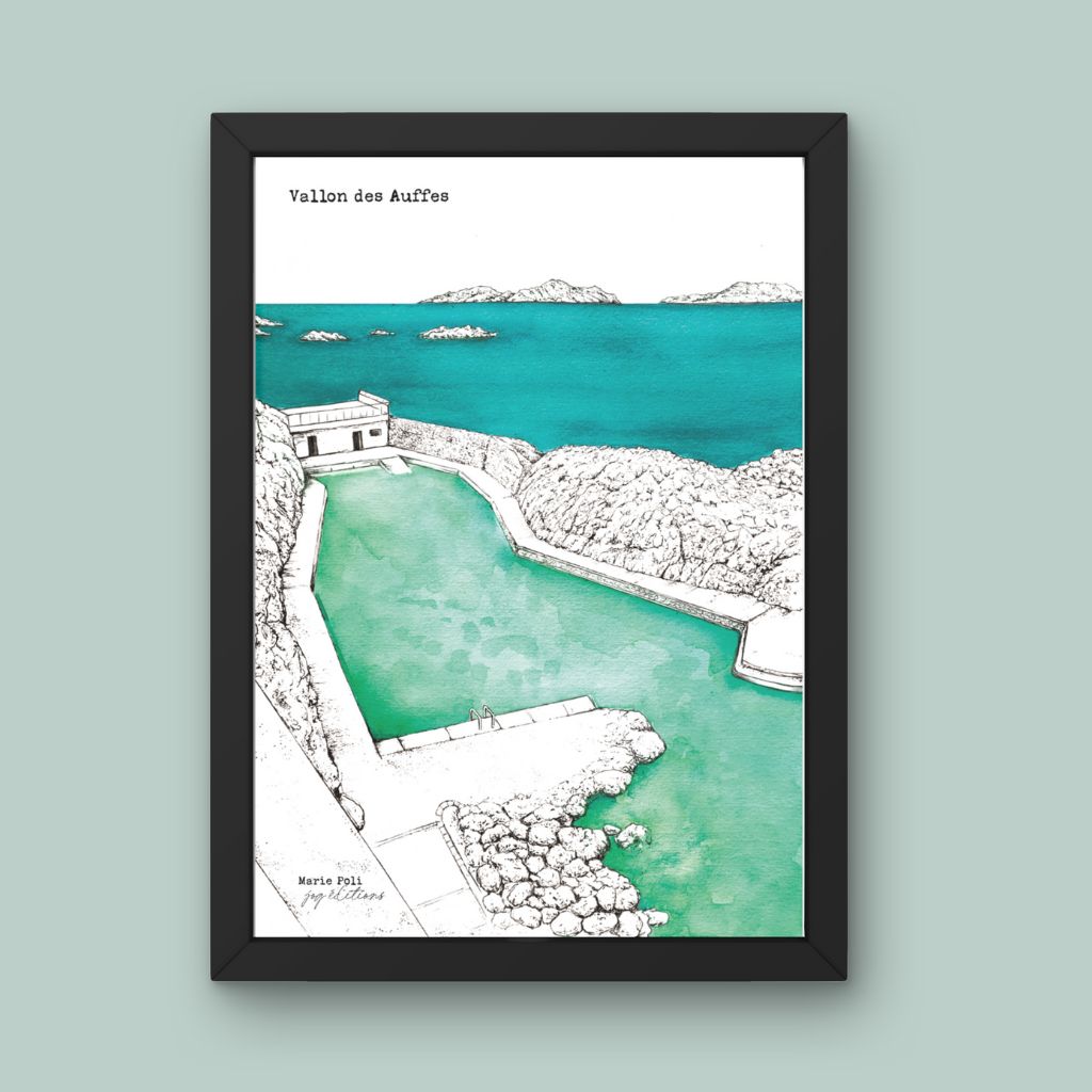 Affiche - Vallon des Auffes - Marie Poli