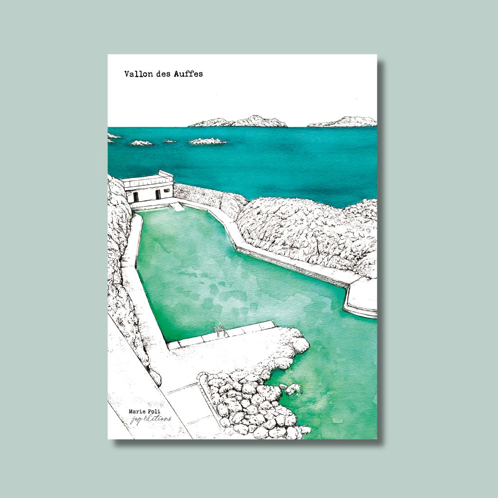 Carte postale - Vallon des Auffes - Marie Poli