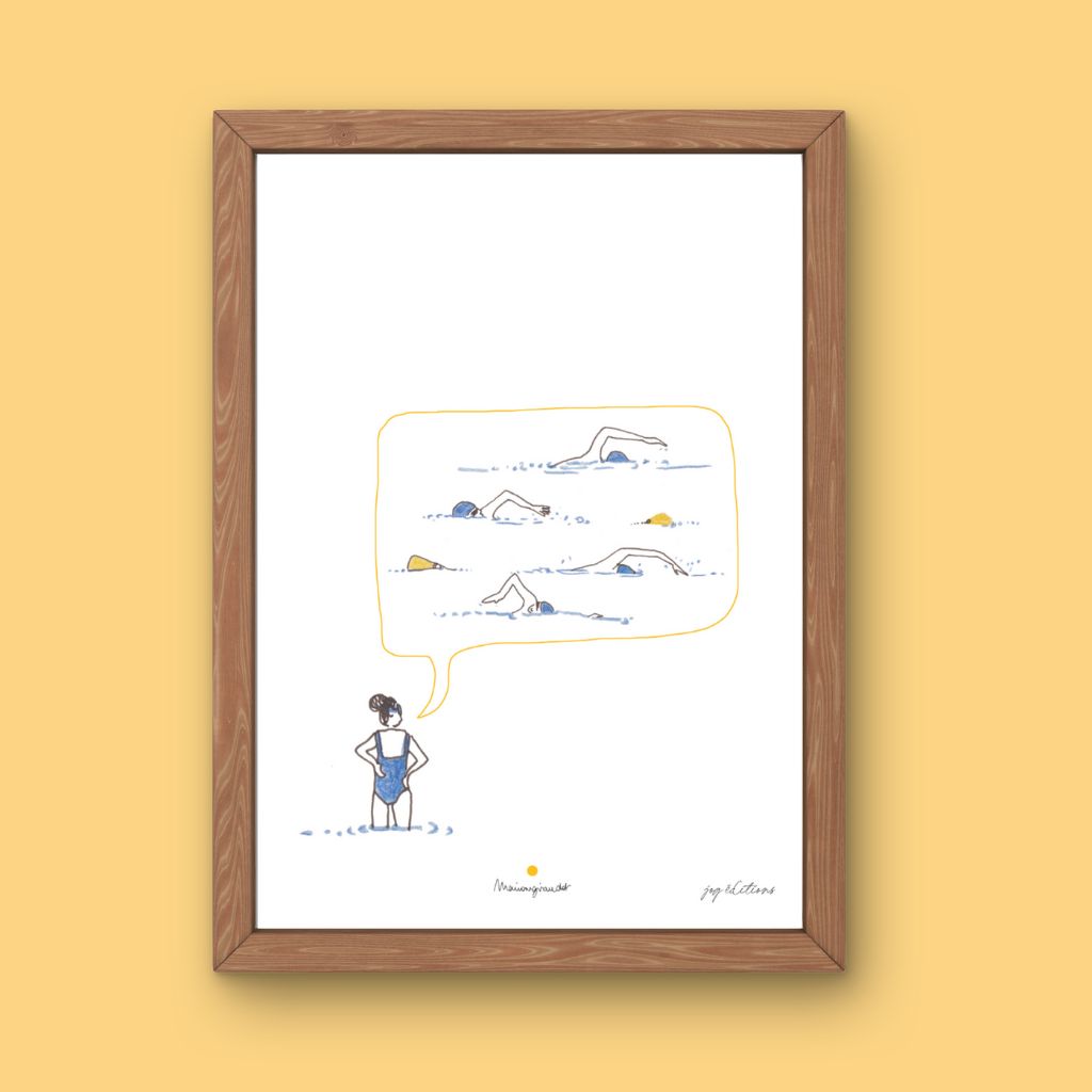 Affiche - Nageuse 1 - Marion Giraudot