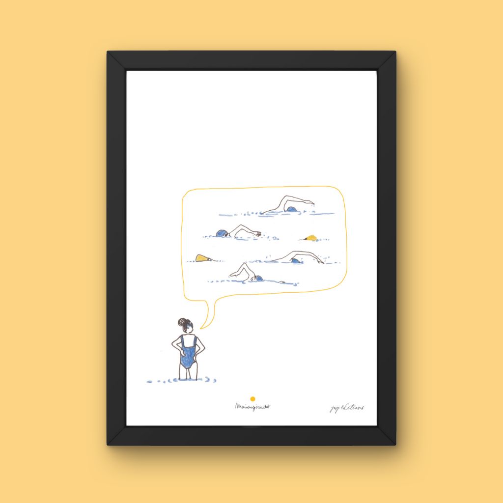 Affiche - Nageuse 1 - Marion Giraudot