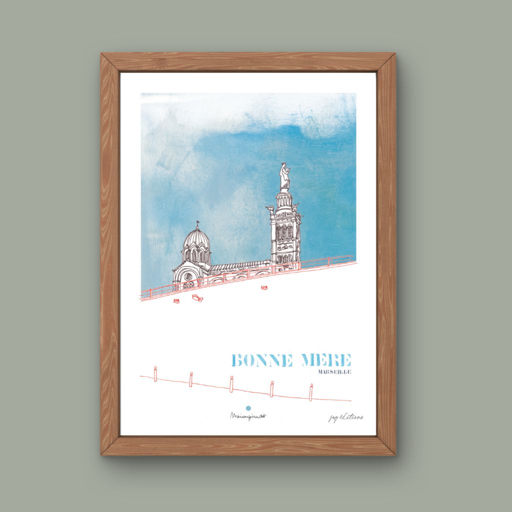 Affiche - Notre Dame de la Garde - Marion Giraudot