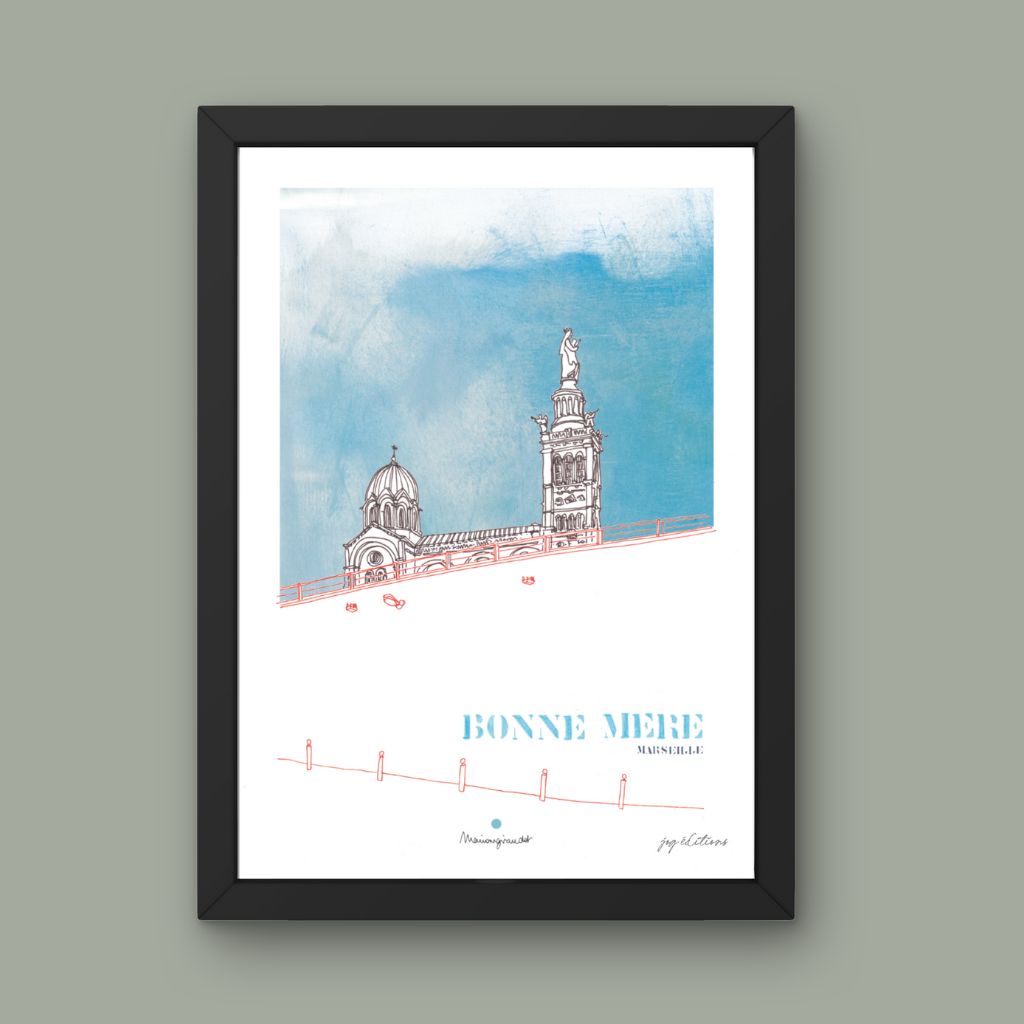 Affiche - Notre Dame de la Garde - Marion Giraudot