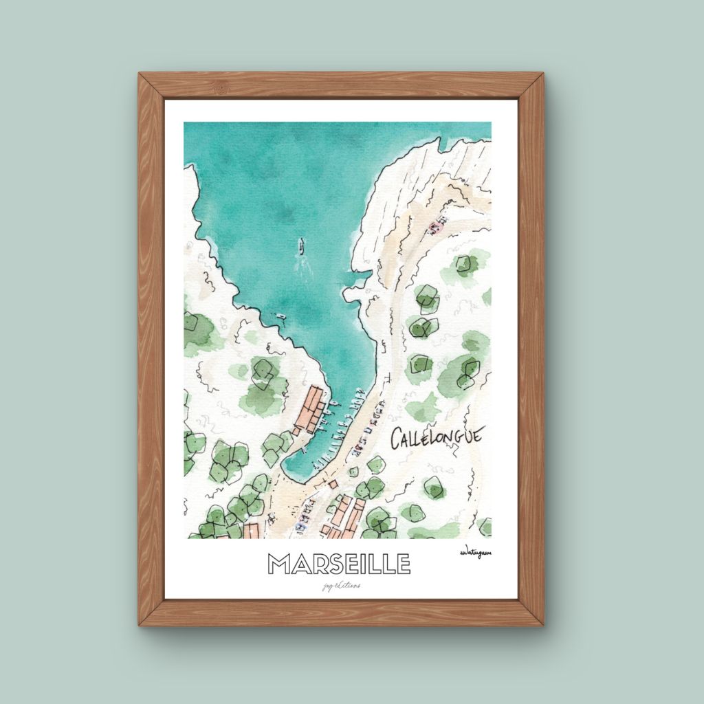 affiche jog editions_watergame_callelongue_cadre chene