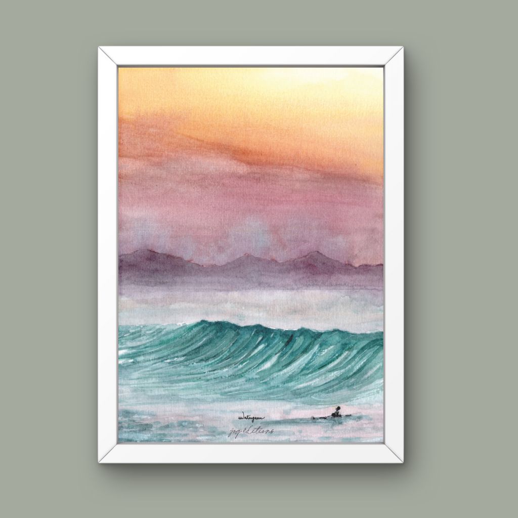 Affiche - Océan Sunset - Watergame