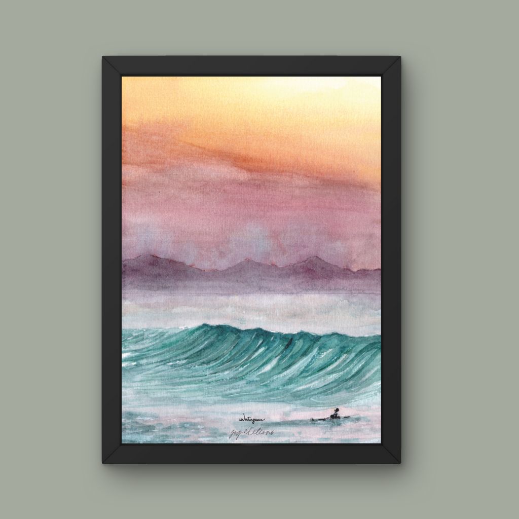 Affiche - Océan Sunset - Watergame