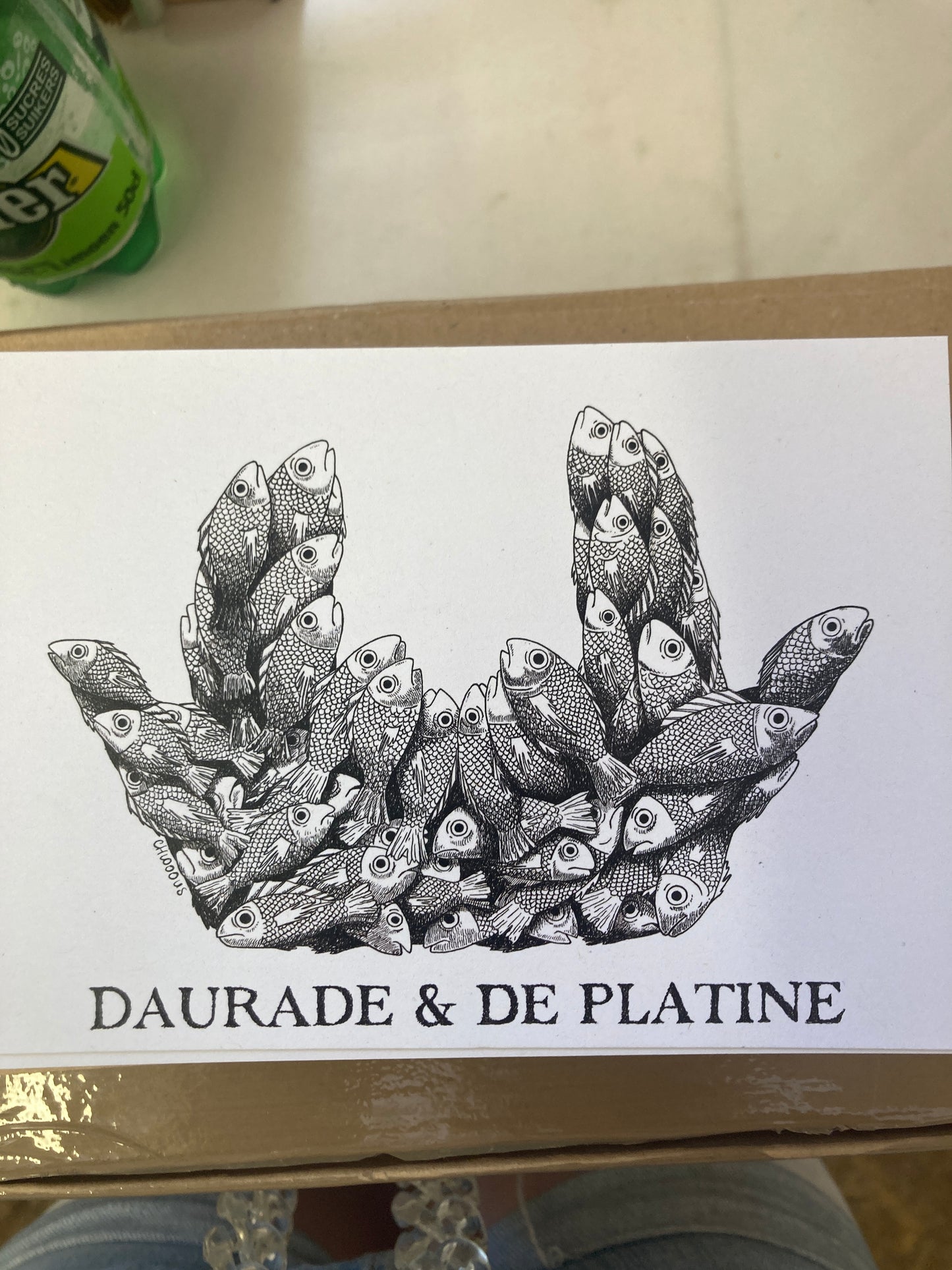 Carte Postale - Daurade et de platine