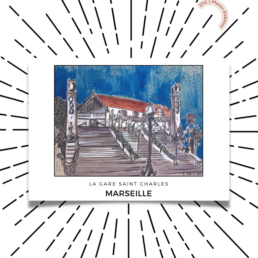 Affiche - La Gare Saint Charles - Isabelle Arata
