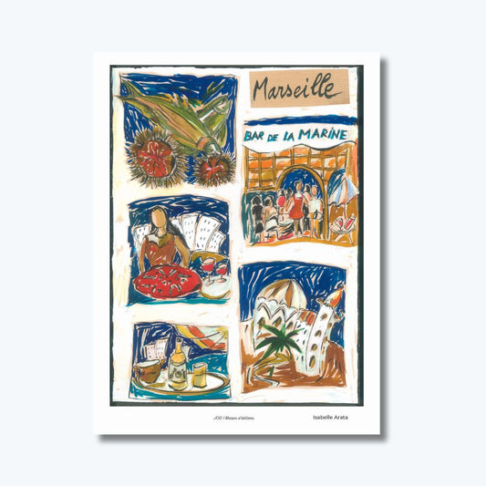 Affiche - Marseille multiples - Isabelle Arata