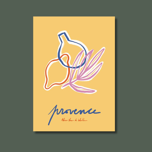 Carte postale - Provence - Déjeuner sous l'olivier - Alice Van de Walle
