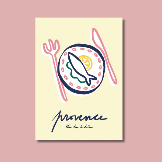 Carte postale - Provence - Retour de pêche - Alice Van de Walle