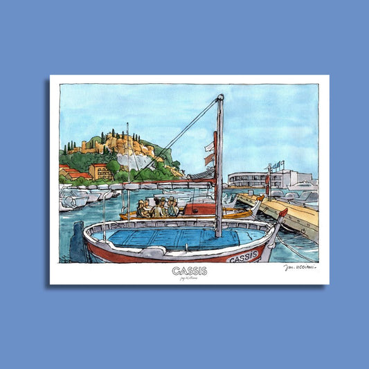 Carte Postale - Port de Cassis - JM Ucciani