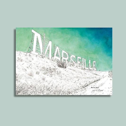 Carte postale - Marseille - Marie Poli