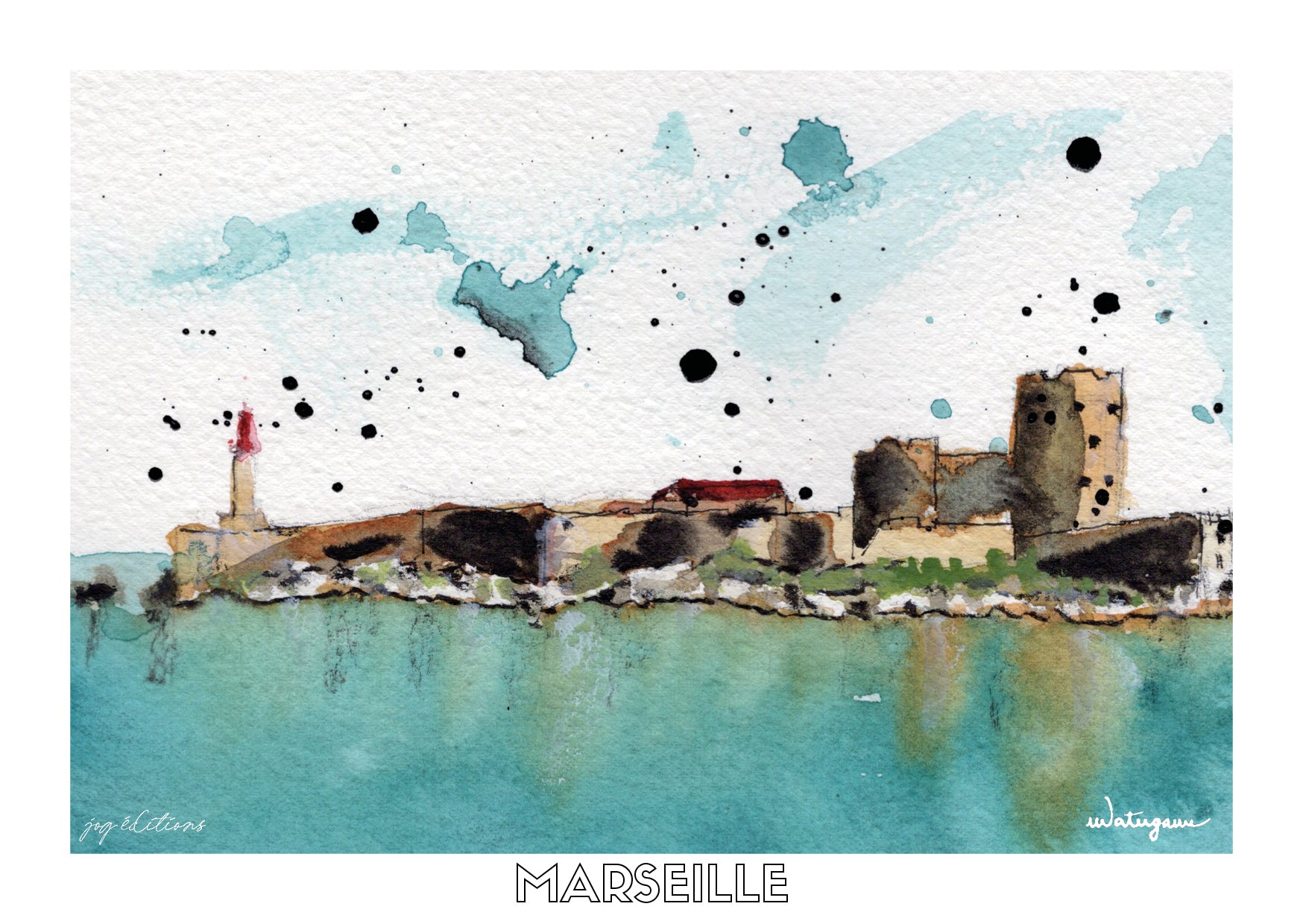 Carte postale - Chateau d'if - Watergame